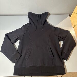 HELMUT LANG  Cowl Neck Hoodie Sweatshirt Size XL Pullover